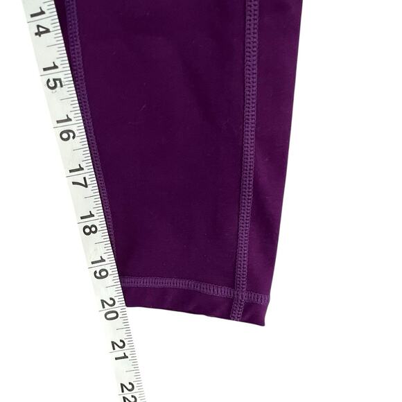 Colorfulkoala Capri Leggings Womens S Purple High Waisted Pocket Yoga Athleisure - Picture 11 of 13